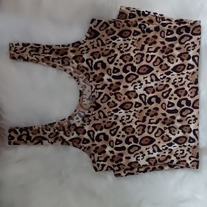 Leopard Sleeveless Tee